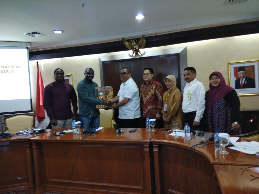 Delegasi pemerintah Nigeria berkunjung ke Kementerian Sosial (Kemensos) RI di Jakarta, Senin (25/11)
