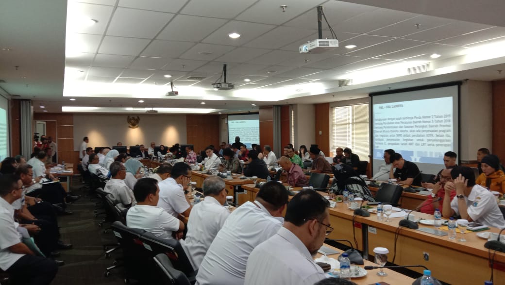 SKPD dan Badan Anggaran DPRD DKI membahas KUAPPAS 2020 di Gedung DPRD DKI Jakarta