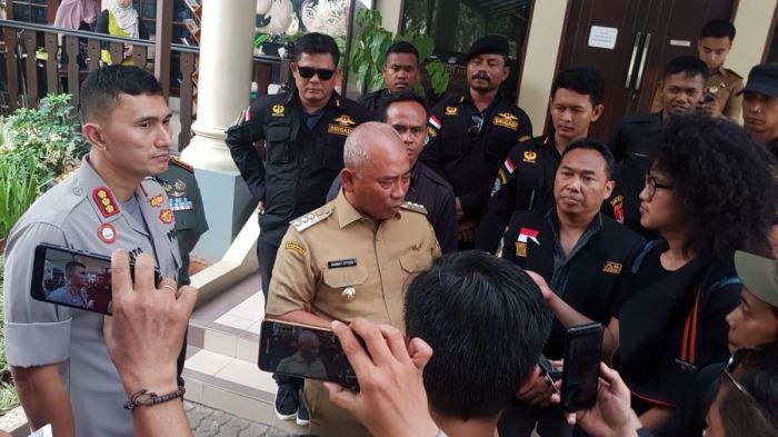 Walikota beaksi Rahmat Effendi beremu dengan perwakilan Ormas Gibas