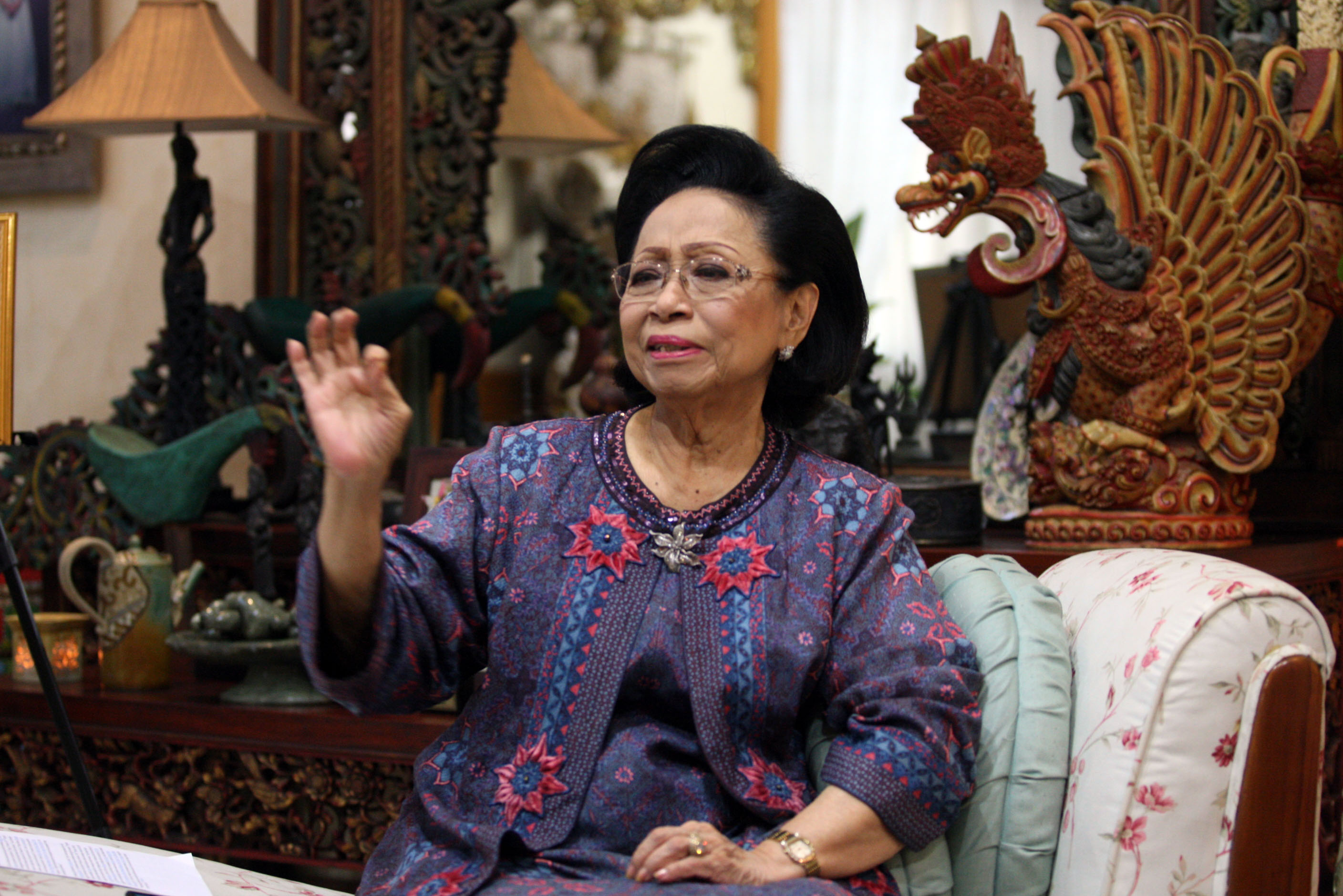 Martha Tilaar pengusaha kosmetik pendiri perusahaan Sariayu, Martina Bertho.