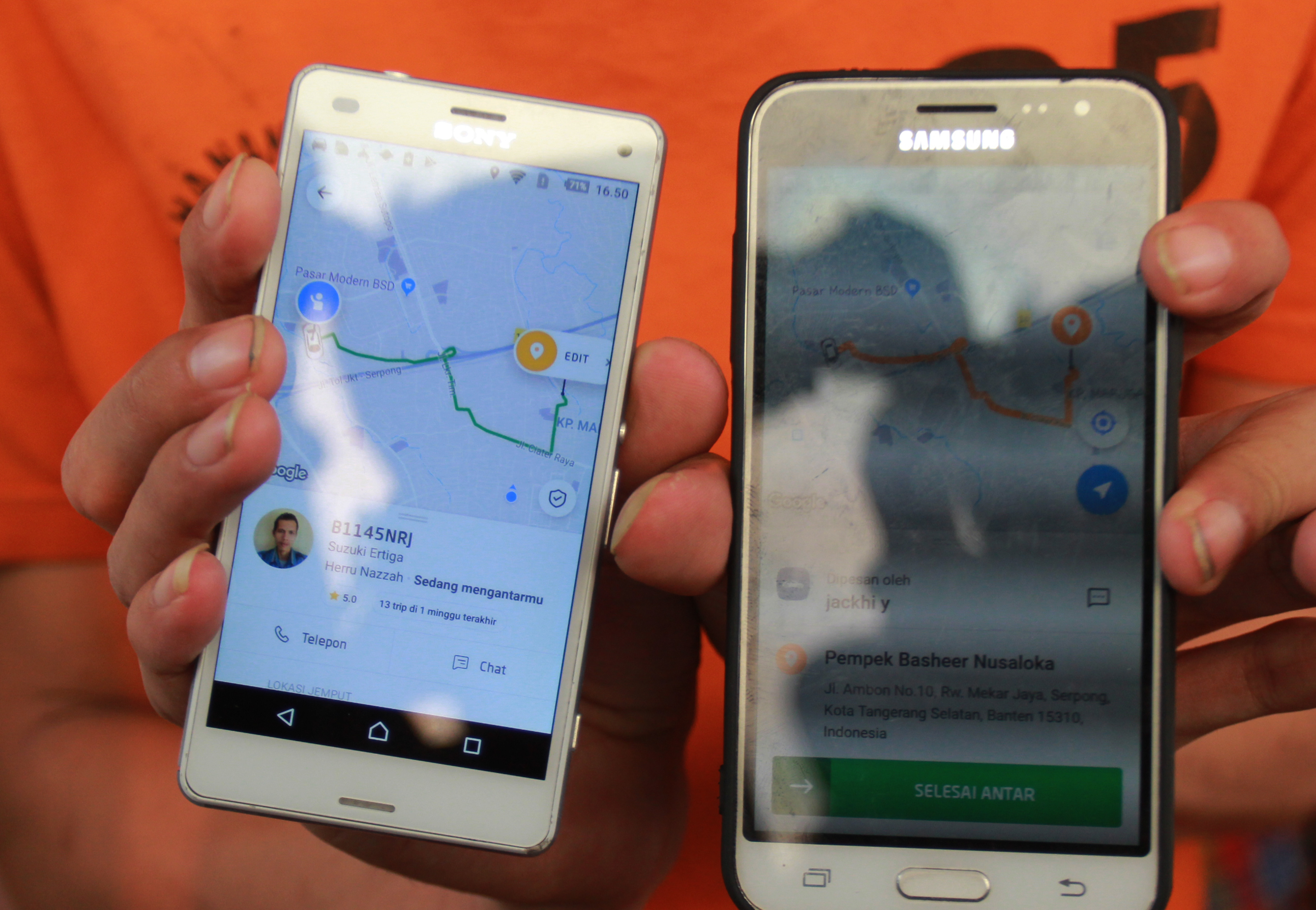 Ilustrrasi KEJAHATAN PENUMPANG FIKTIF OJEK DARING