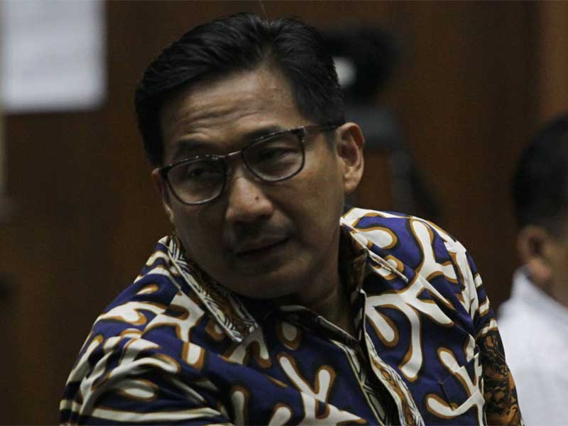 Terdakwa kasus dugaan suap dan gratifi kasi mantan anggota DPR RI Bowo Sidik Pangarso.