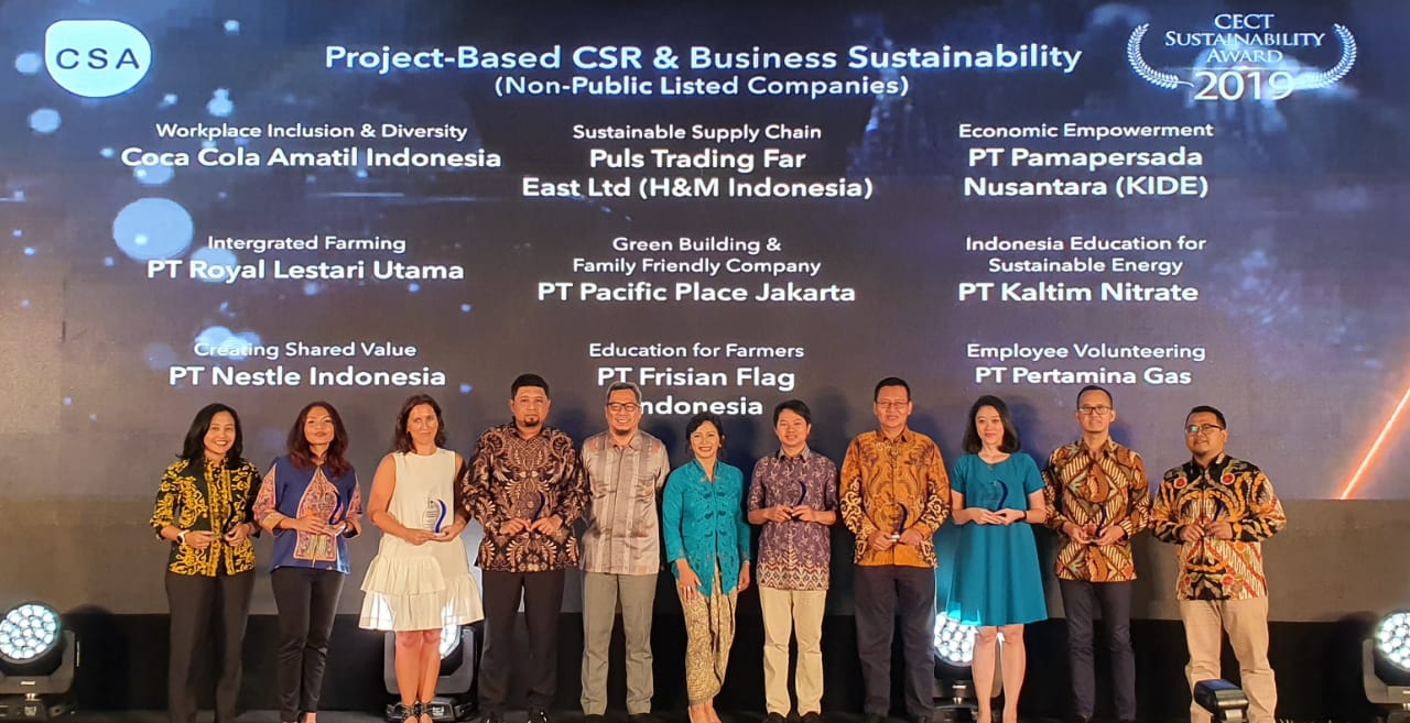 penghargaan CECT Sustainability Award 2019
