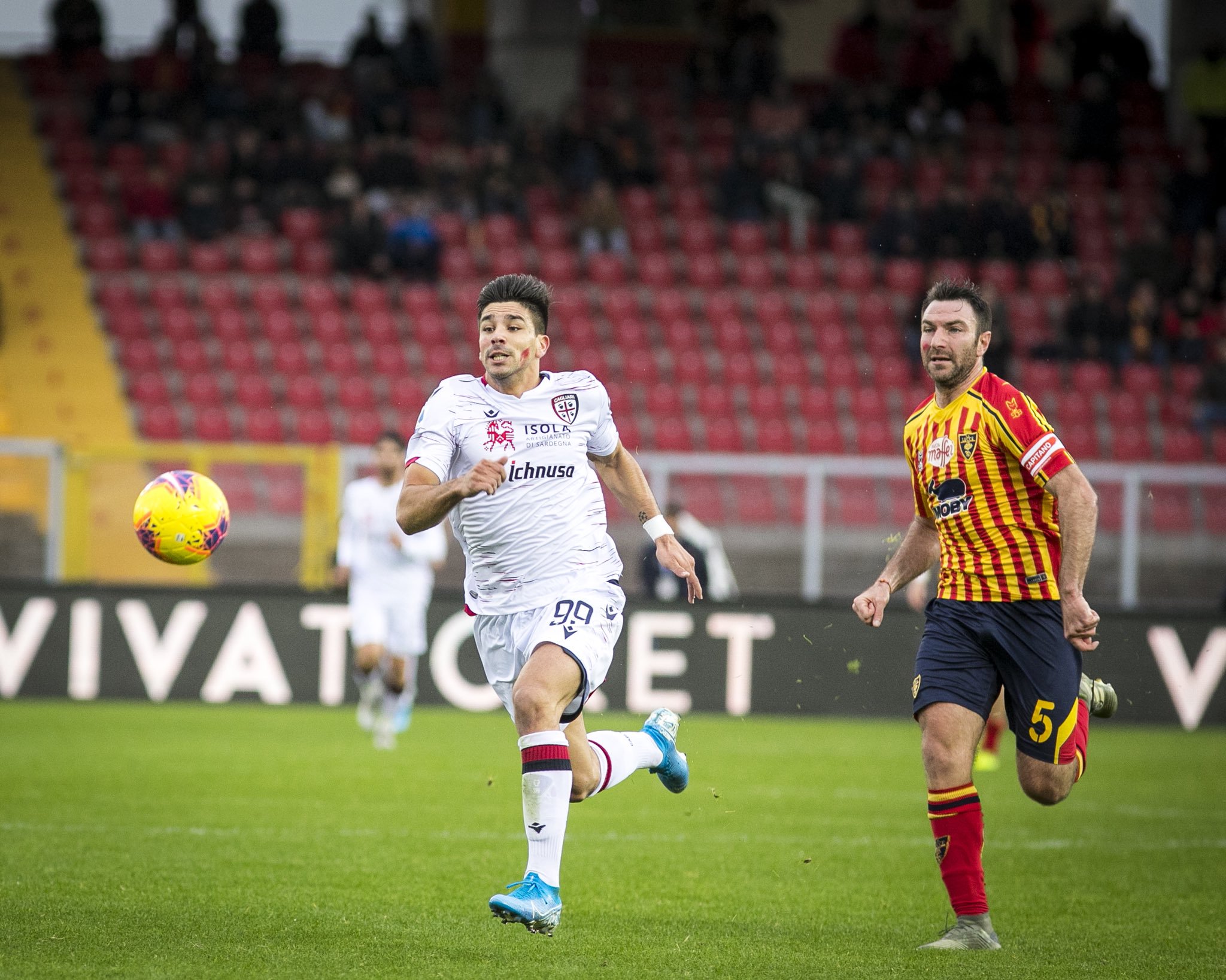 Laga Serie A antara Lecce dan Cagliari