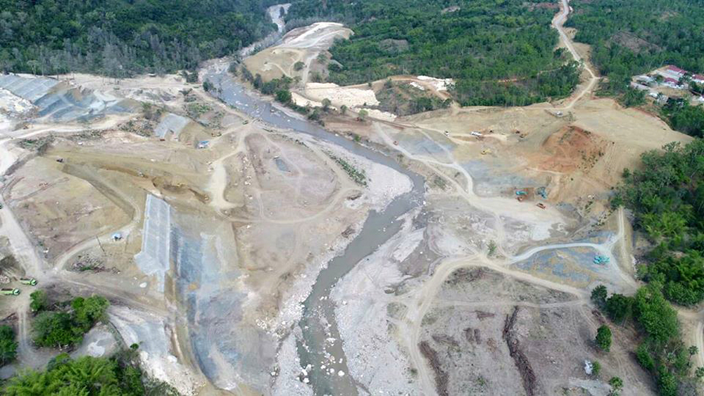 Proyek Bendungan Temef di Kecamatan Polen, Kabupaten Timor Tengah Selatan, Nusa Tenggara Timur. 