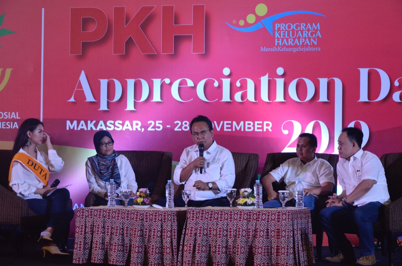 Acara Talkshow dan Malam Keakraban PKH Appreciation Day 2019, Senin (25/11) malam.