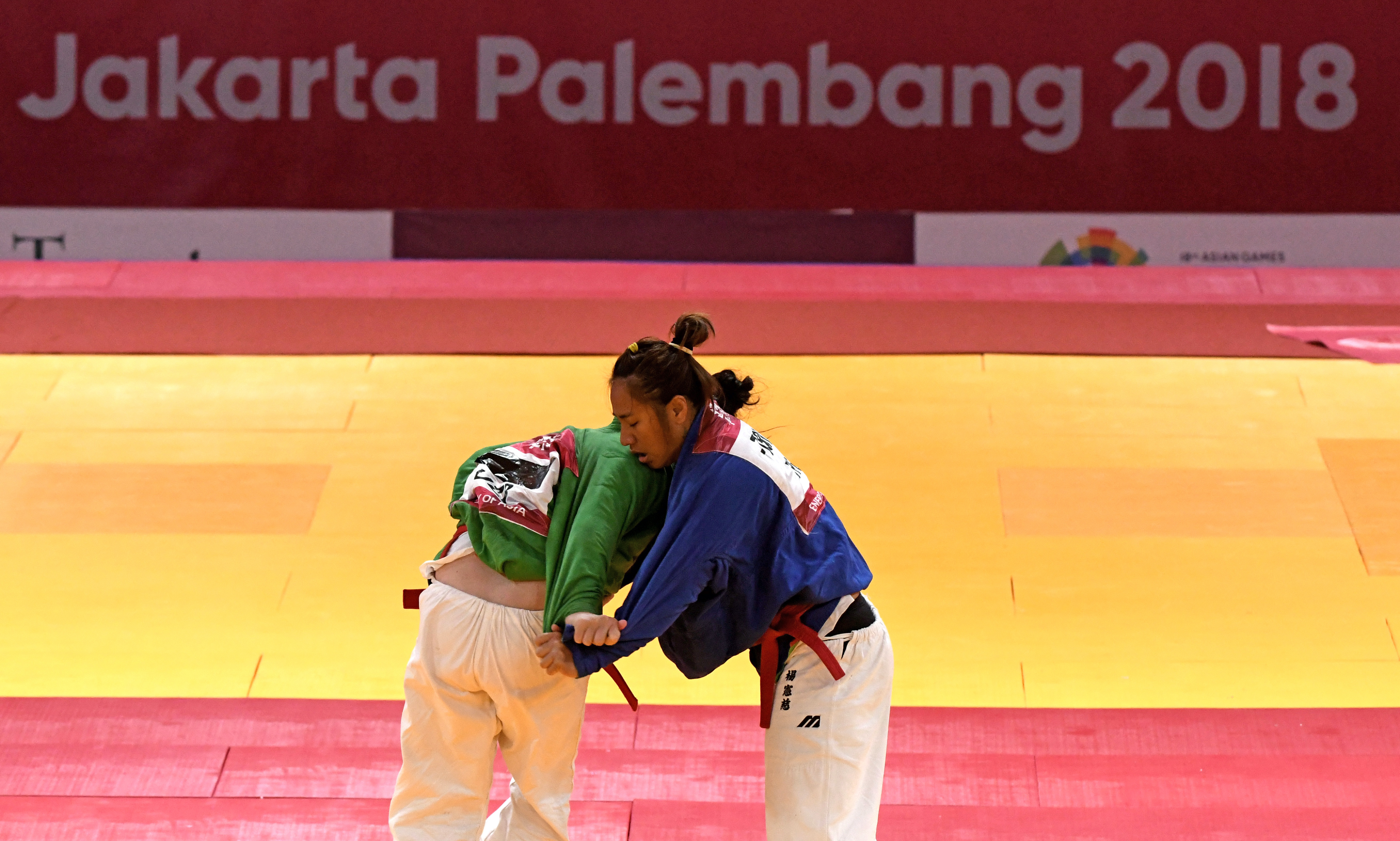 Pertandingan Kurash di ajang Asian Games 2018