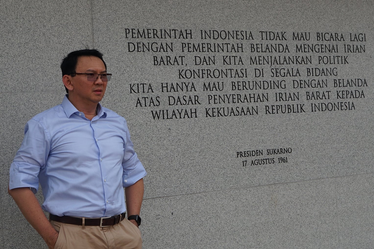 Mantan Gubernur DKI Jakarta Basuki Tjahaja Purnama