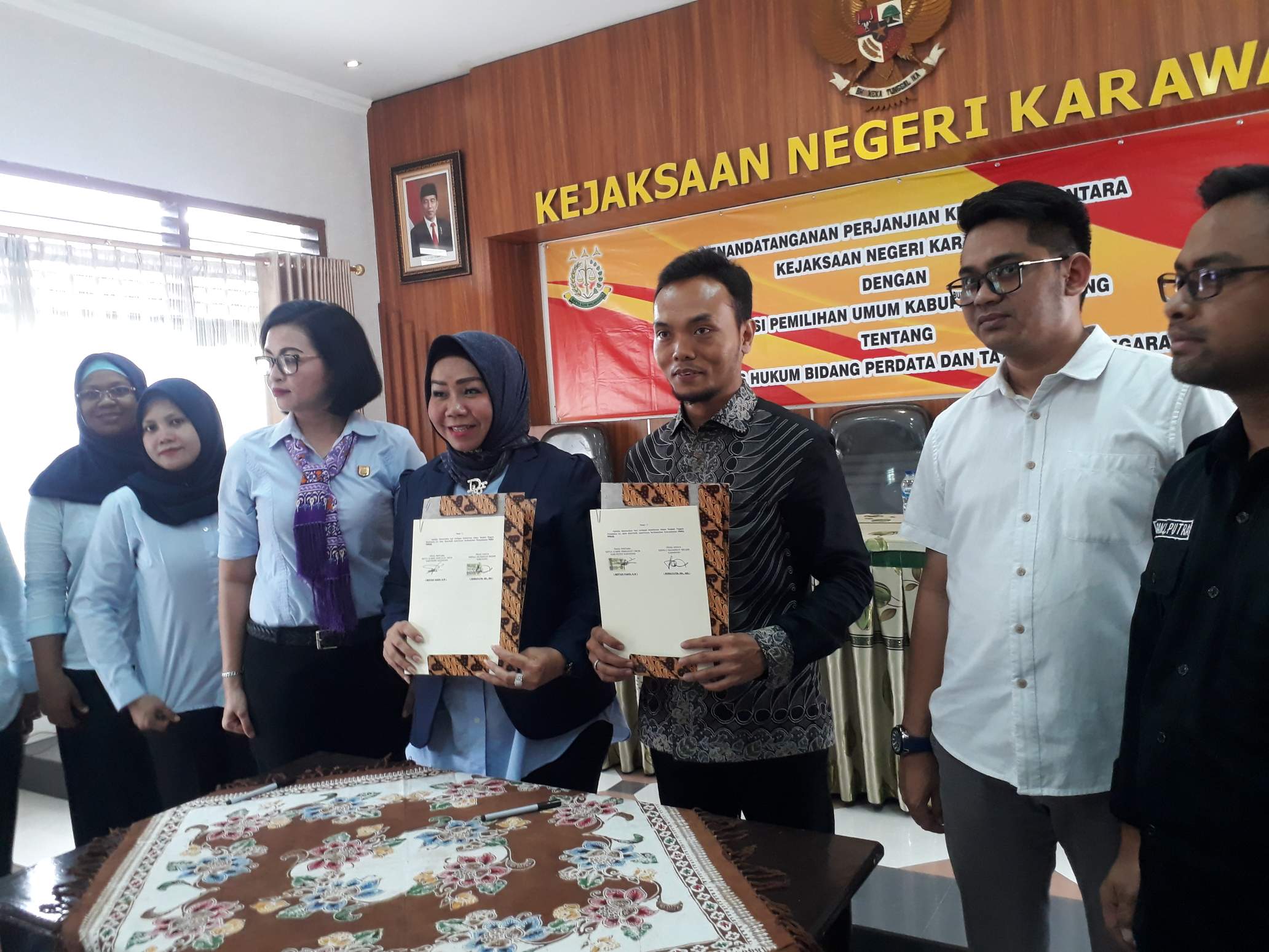 KPU Karawang Gandeng Kejari Dalam Pilkada 2020