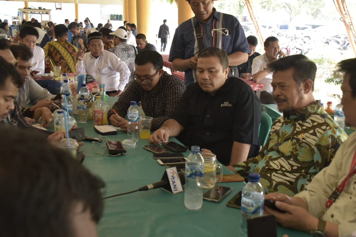 Mentan Rangkul Wartawan Wujudkan Kedaulatan Pangan