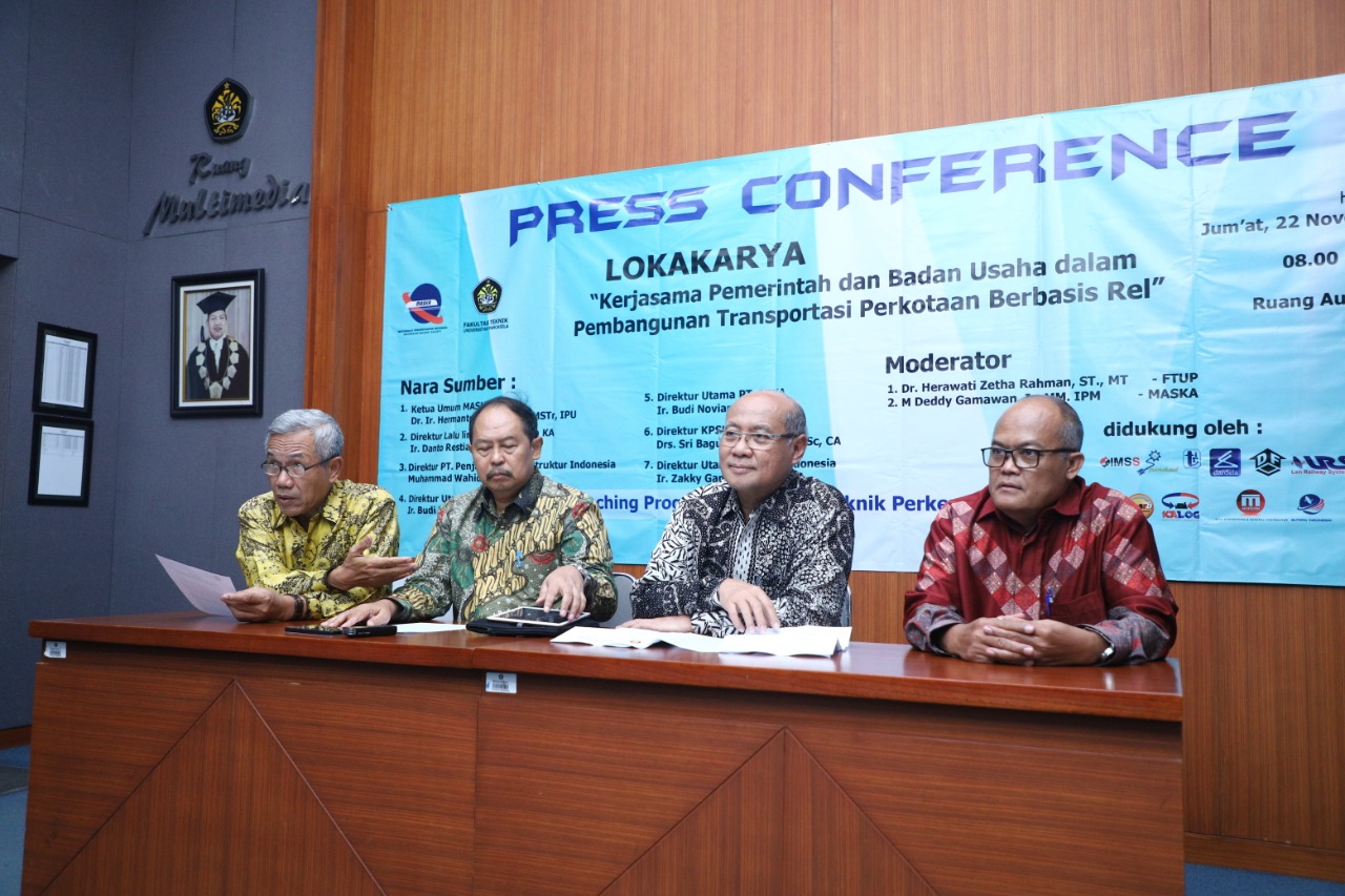 Lokakarya tentang pembangunan transportasi perkotaan berbasis rel