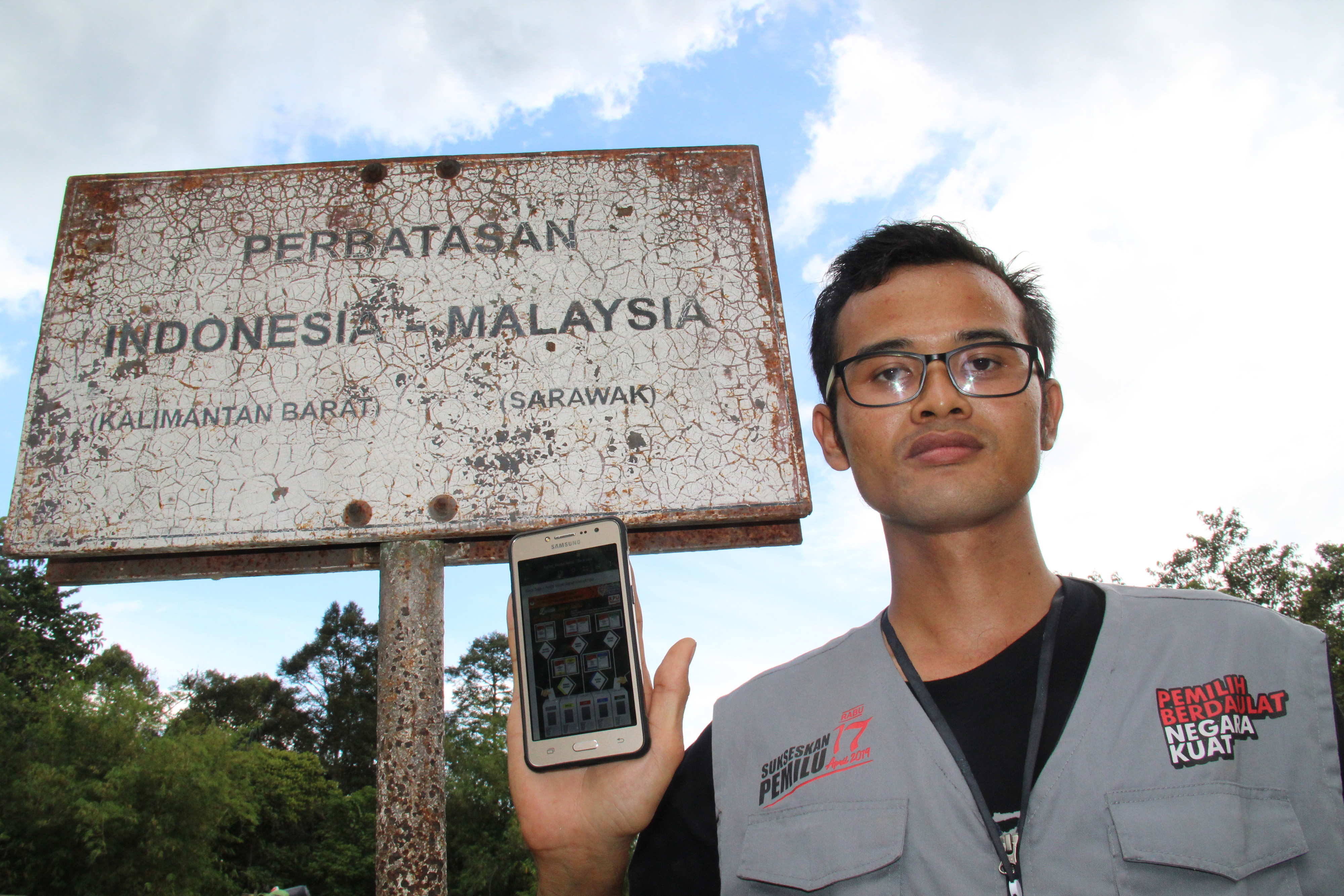 Ilustrasi--Perbatasan Malaysia dan Indonesia