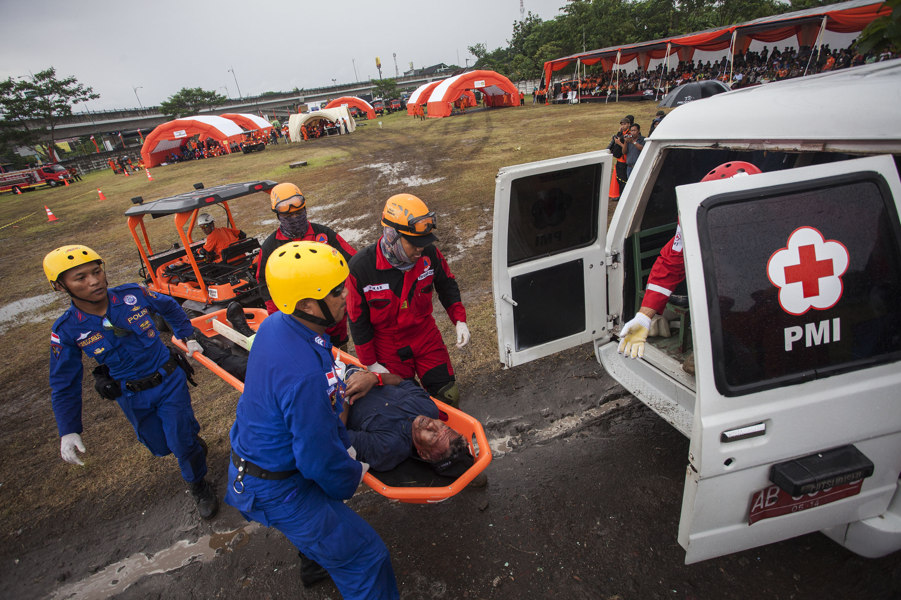 Basarnas dan BNPB latihan bersama