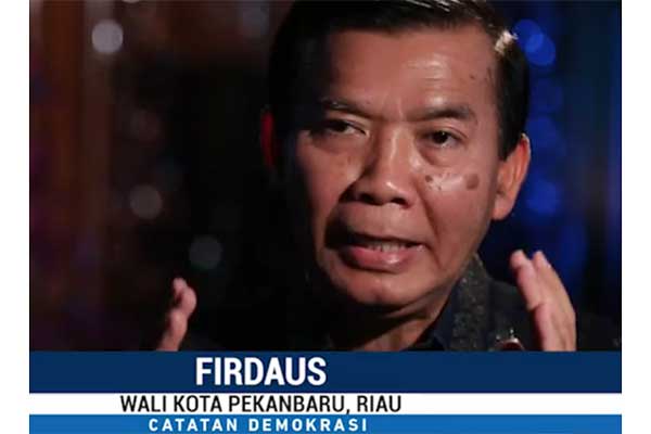 Wali Kota Pekanbaru, Riau, Firdaus