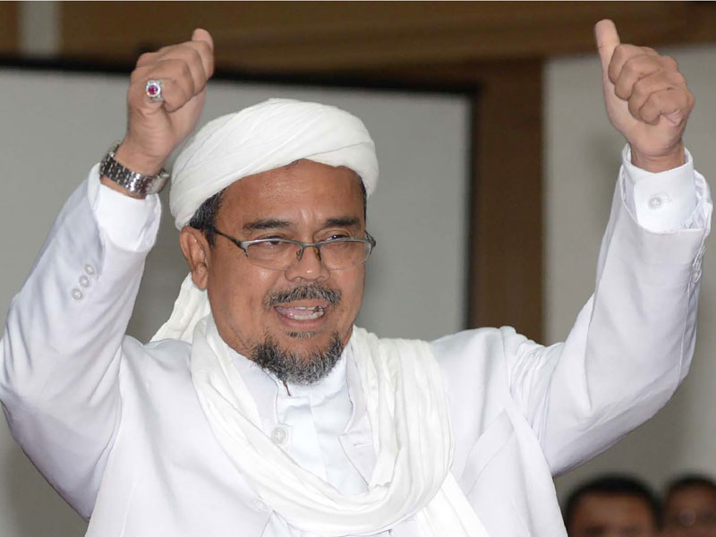 Ketua Umum FPI Habib Rizieq Shihab.