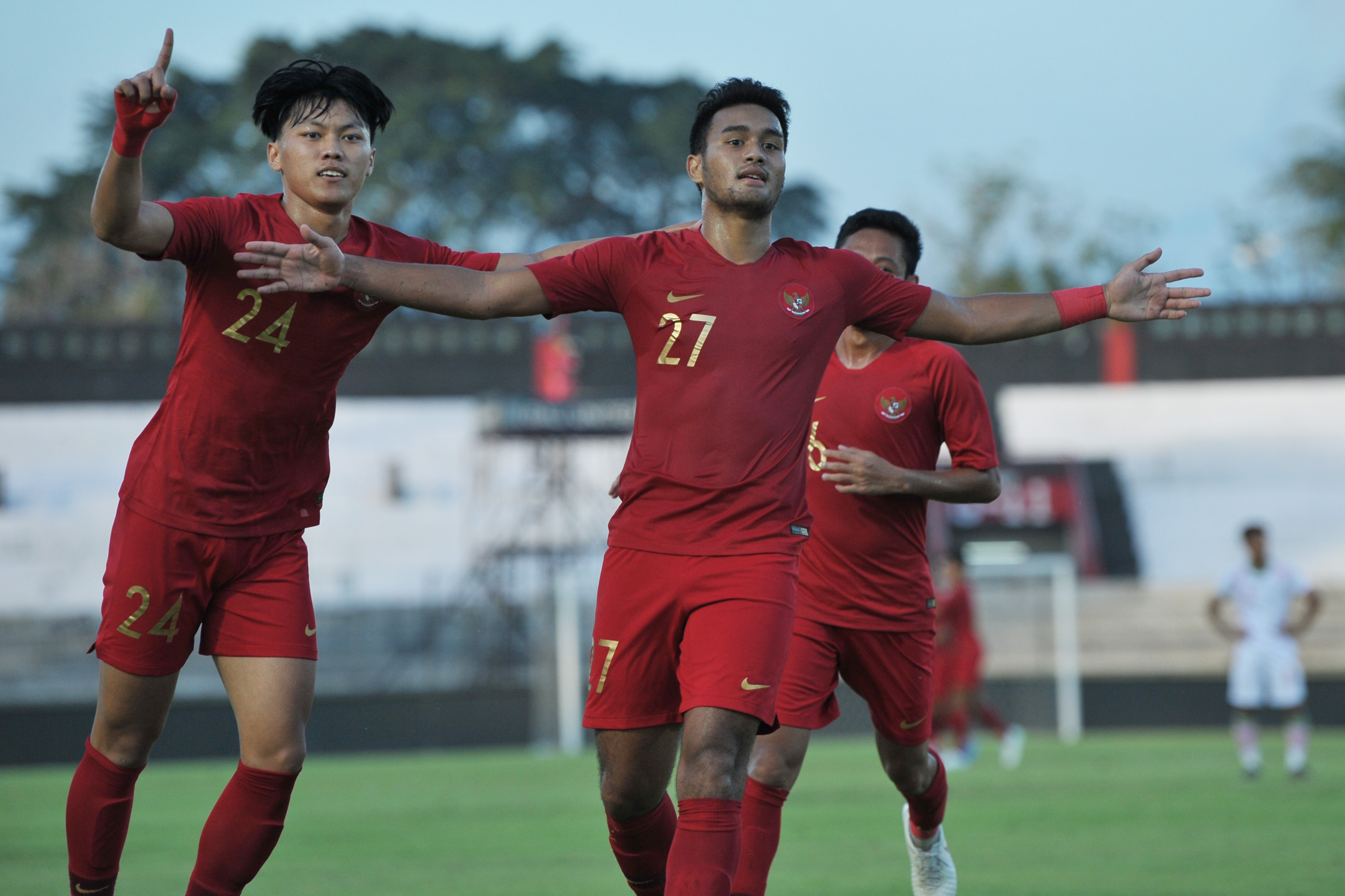 Uji coba timnas U-22 kontra Iran di Bali