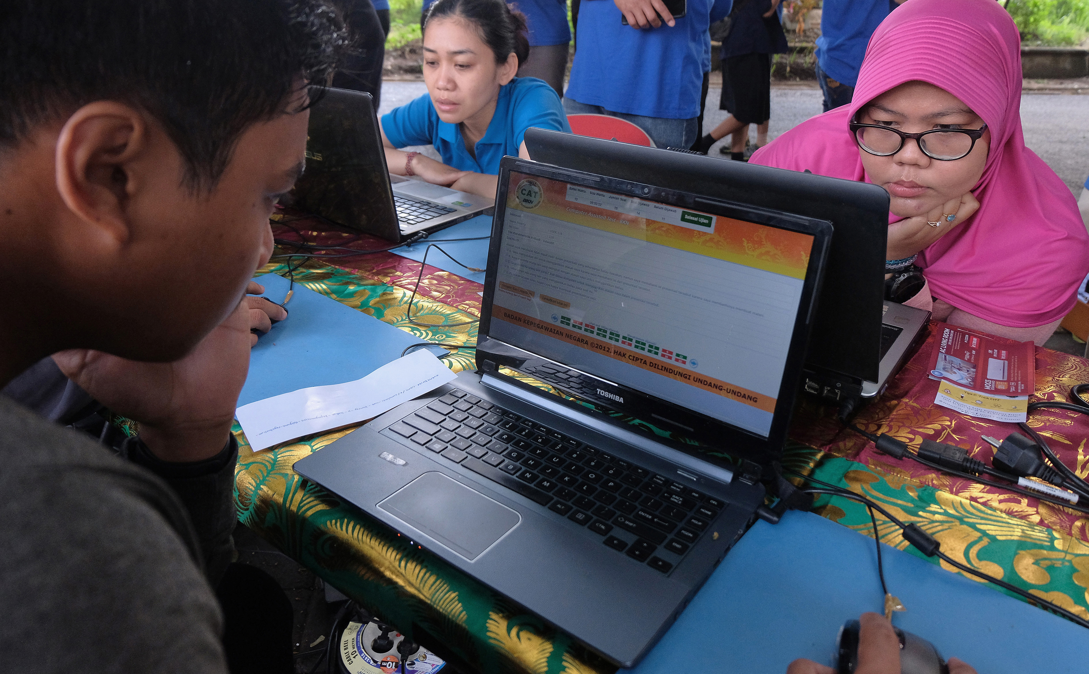 Seleksi CPNS dengan menggunakan sistem online diserbu calon pelamar. 