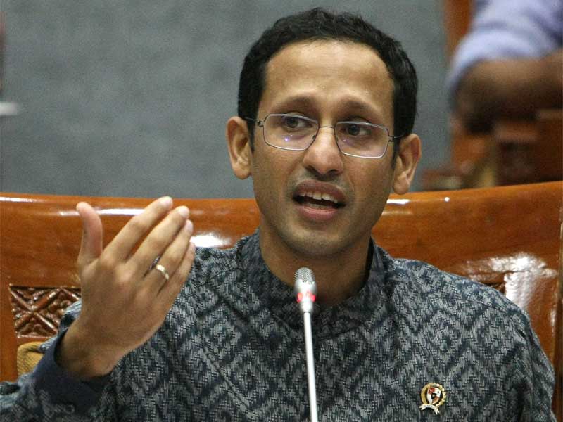 Menteri Pendidikan dan Kebudayaan Nadiem Makarim.