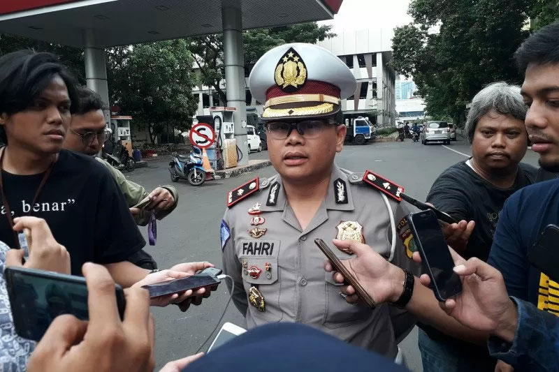 Kepala Sub Direktorat Pembinaan dan Penegakkan Hukum Direktorat Lalu Lintas Polda Metro Jaya, Komisaris Polisi Fahri Siregar. 