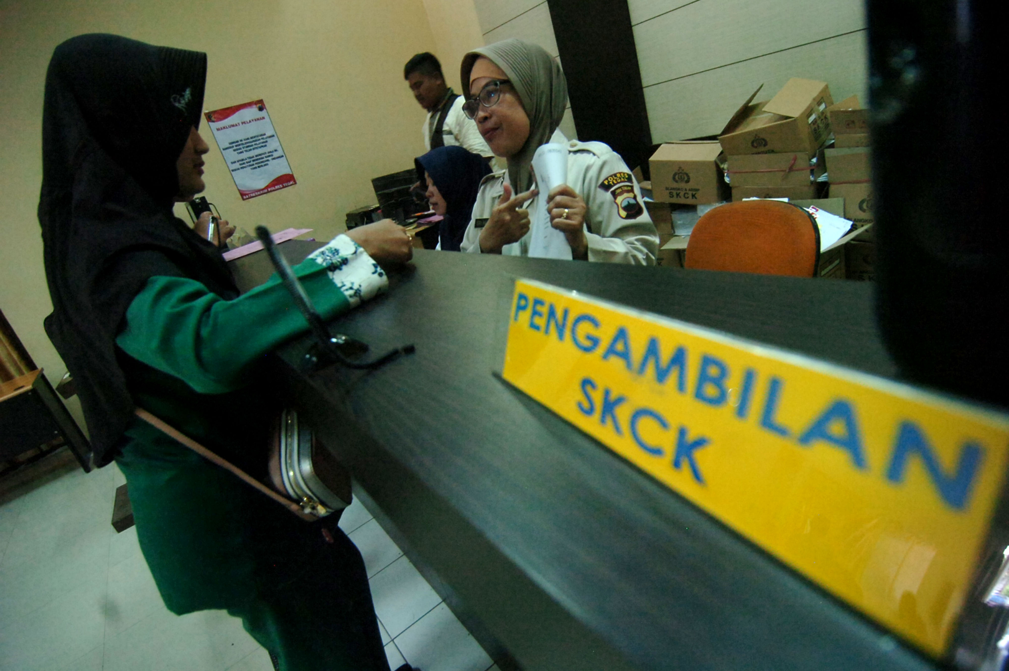 Permohonan SKCK di Kabupaten Cianjur, Jawa Barat meningkat sejak ada lowongan penerimaan CPNS secara nasional. 