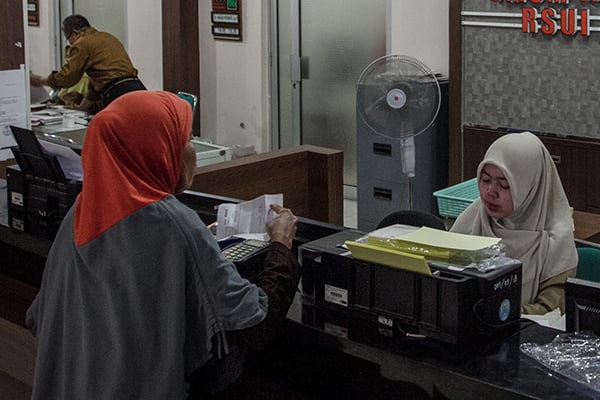 Pasien Rumah Sakit pengguna BPJS Kesehatan