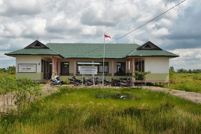 Kantor Balai Penyuluh Pertanian di sebuah kecamatan.  