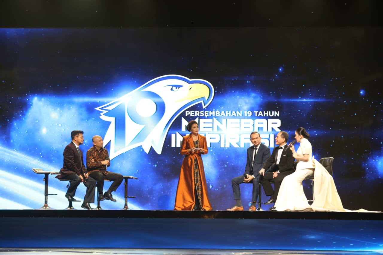 Mentan Syahrul Yasin Limpo hadir dalam acara Bincang-Bincang bertepatan dengan HUT ke-19 Metro TV di Jakarta, Senin (25/11).   