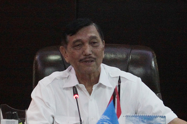 Menteri Koordinator Bidang Kemaritiman dan Investasi, Luhut Binsar Pandjaitan