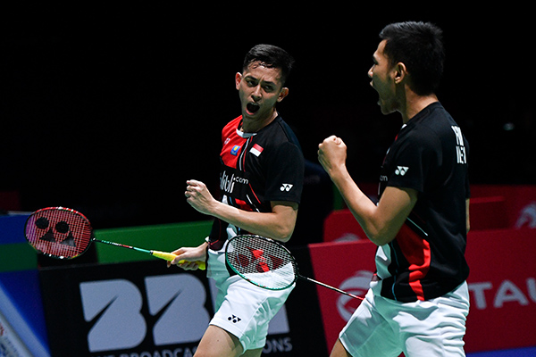 Ganda putra Indonesia Fajar Alfian/Muhammad Rian Ardianto