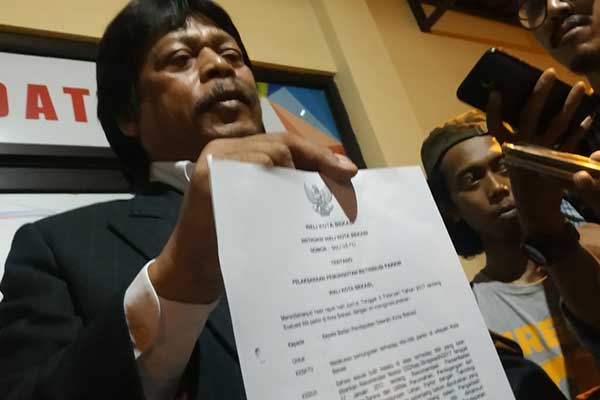 Kuasa hukum Kepala Badan Pendapatan Daerah (Bapenda) Kota Bekasi RM Purwadi.