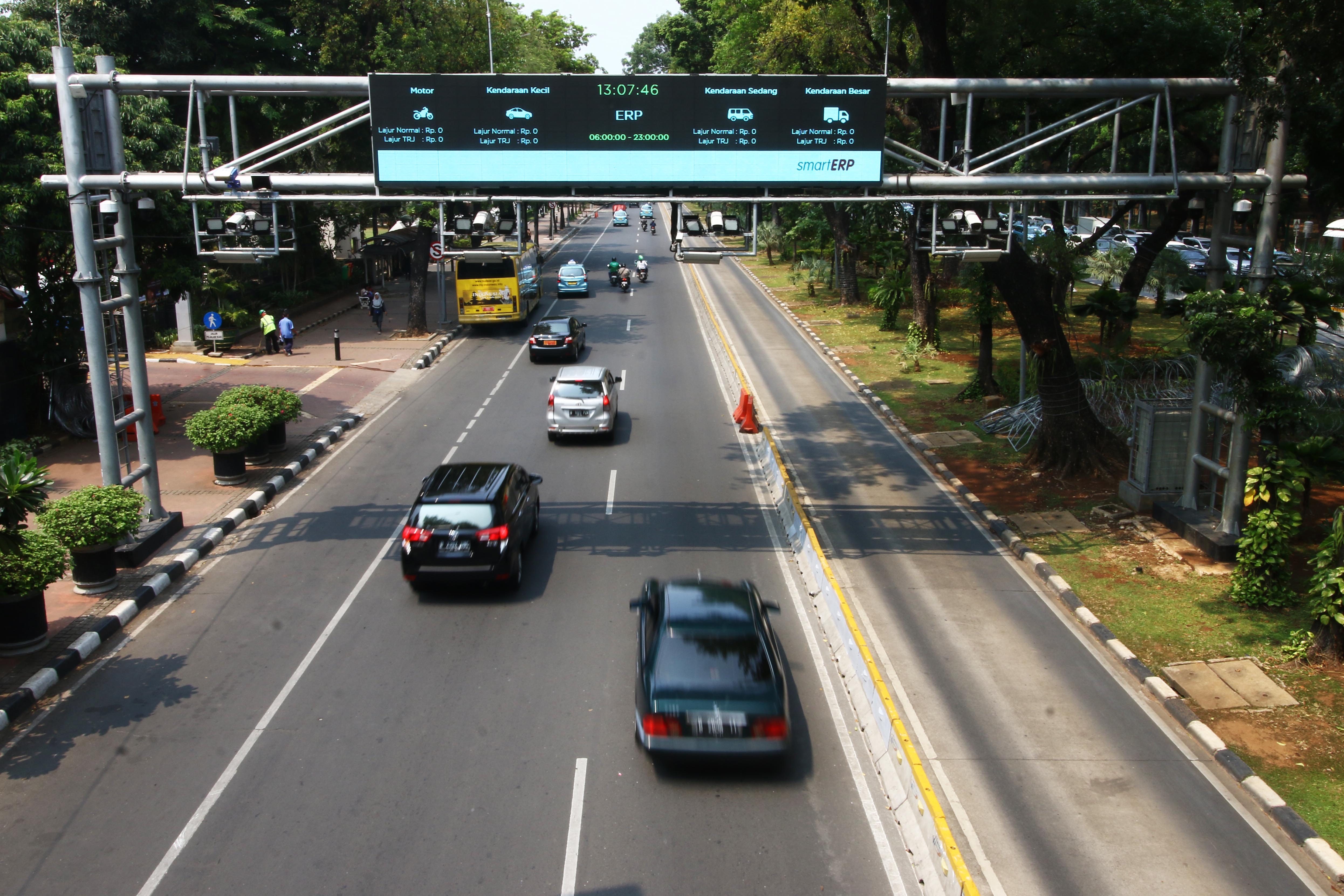 Ilustrasi penerapan ERP di jalan nasional