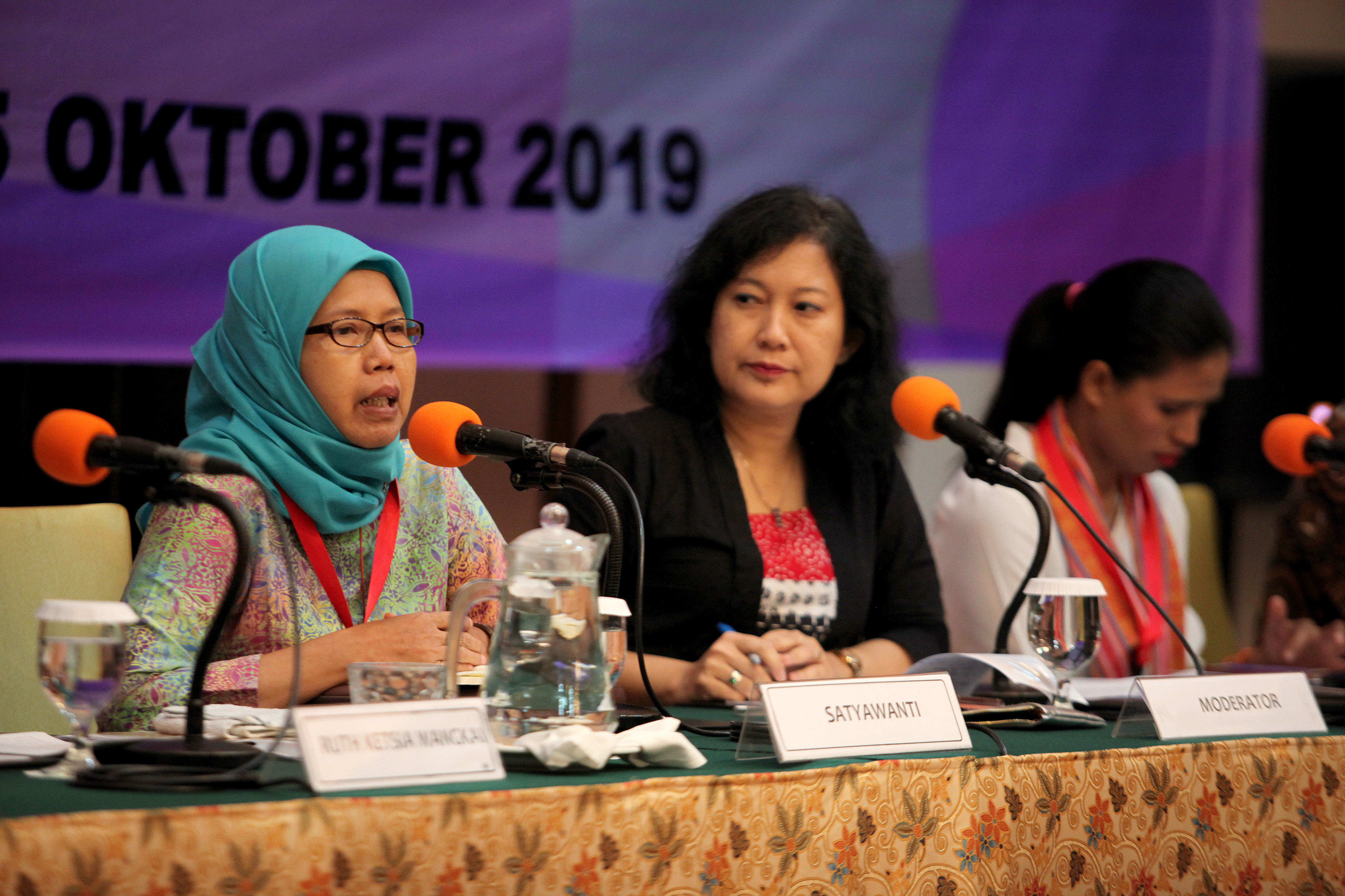 Calon Komisioner Komnas Perempuan saat proses Uji Publik