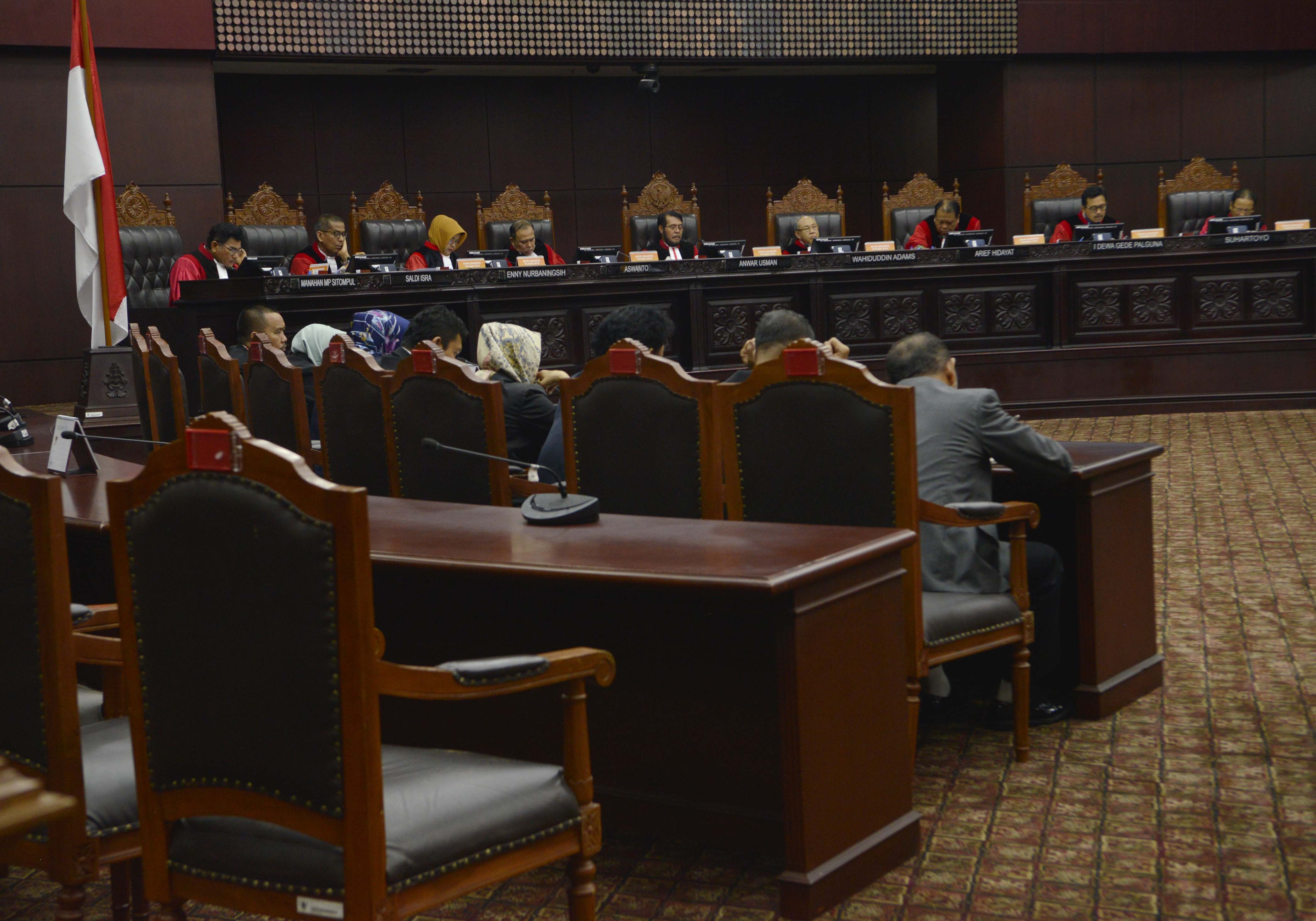 Sidang lanjutan uji materi UU KPK