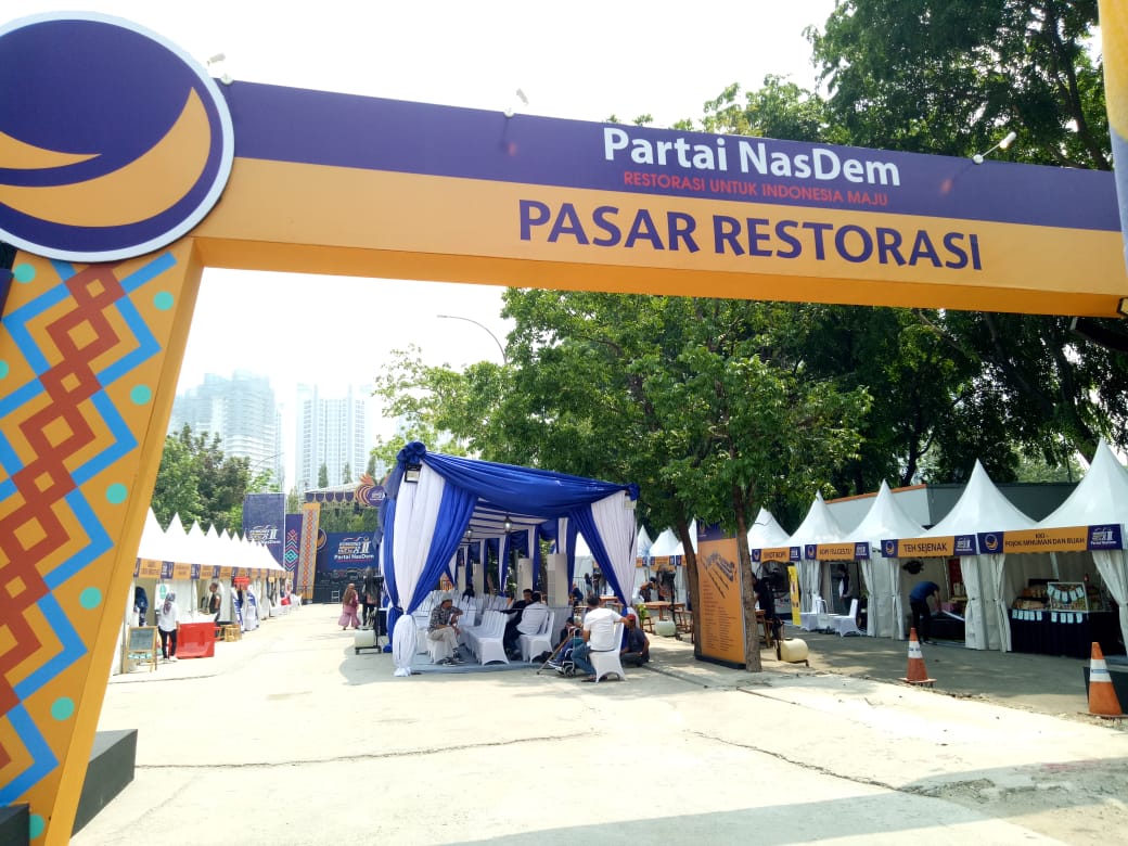 Pasar Restorasi di arena kongres NasDem