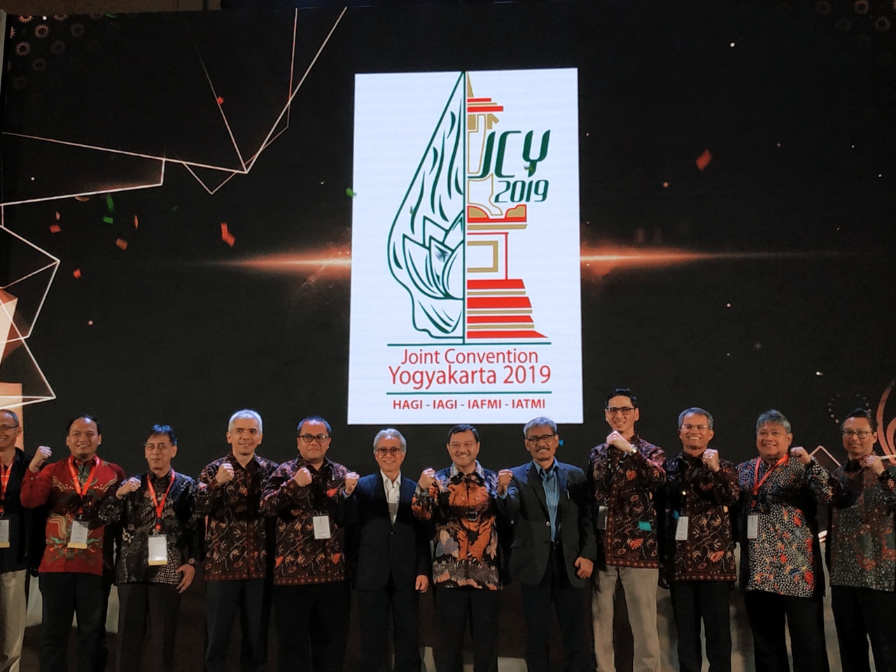  Pembukaan Joint Convention Yogyakarta 2019 di Yogyakarta, Selasa (26/11/2019). 
