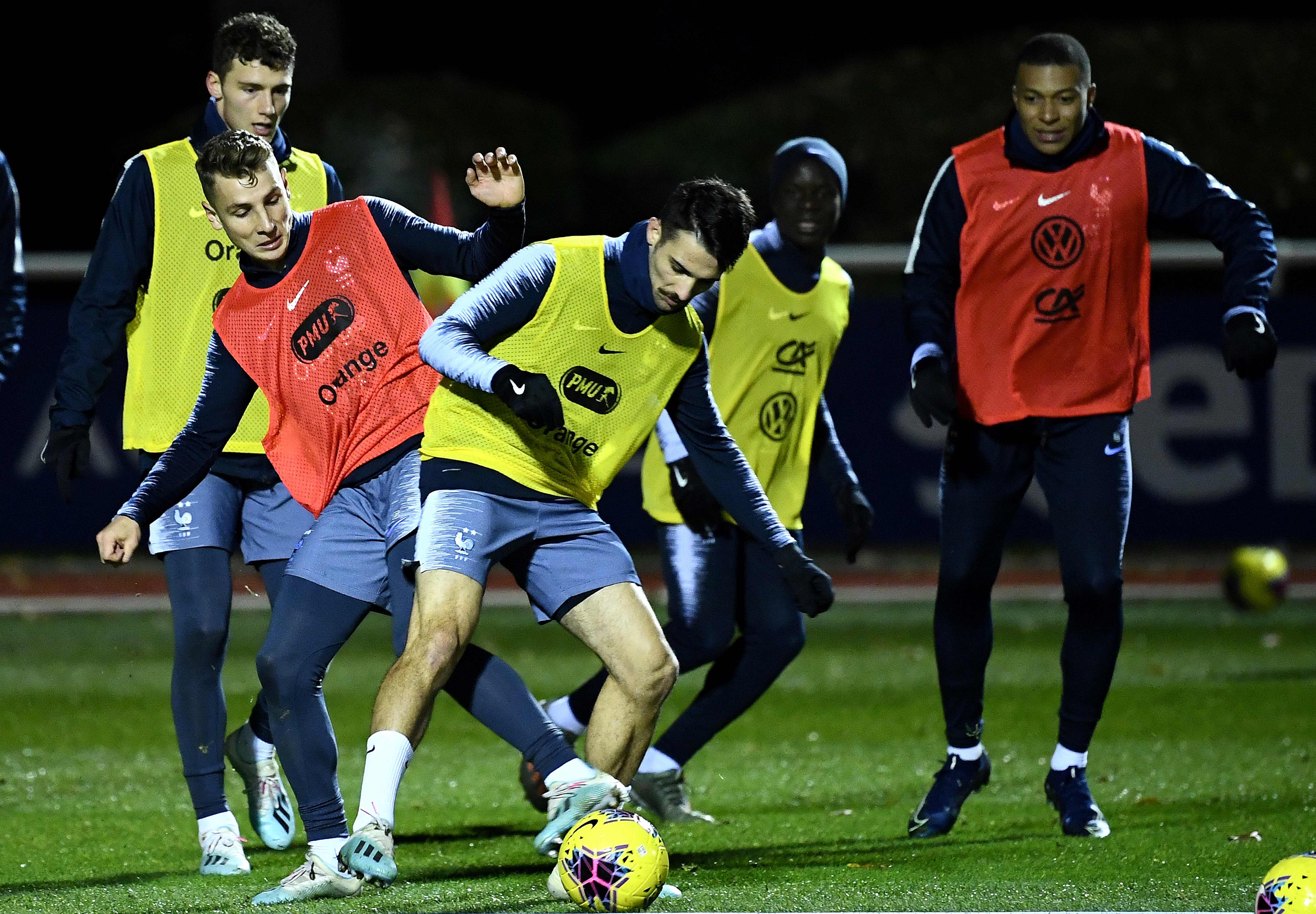 Timnas Prancis tengah berlatih