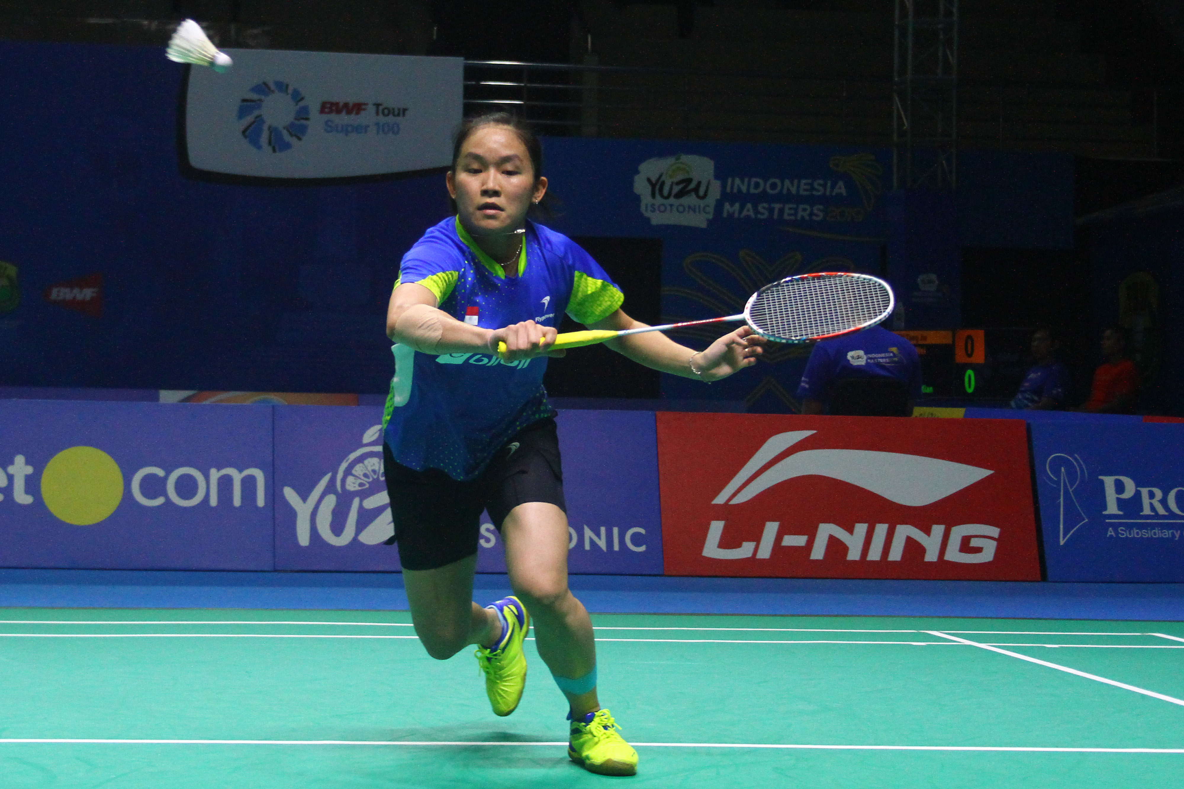 Pebulu tangkis tunggal putri Indonesia Ruselli Hartawan