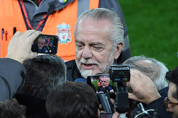 Presiden Napoli Aurelio De Laurentiis 