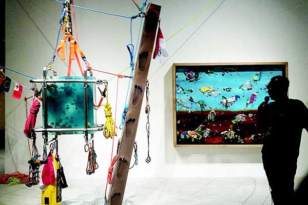 Pameran seni rupa kontemporer Art Bali 2019.