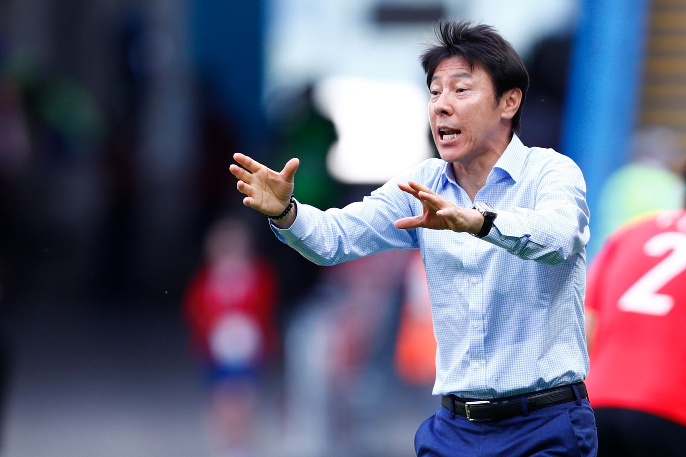 Mantan pelatih timnas Korsel Shin Tae-Yong