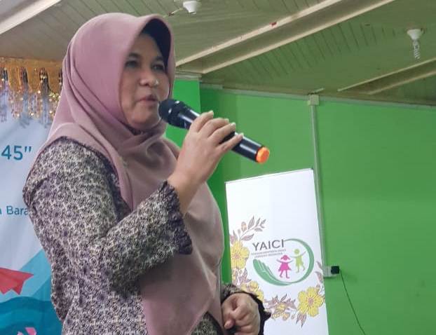 Kepala Bidang Pengujian Balai Besar POM, Padang Provinsi Sumbar Dra. Hilda Murni,Apt.MM