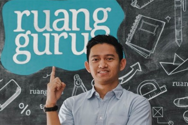Direktur Utama sekaligus pendiri Ruangguru, Adamas Belva Syah Devara