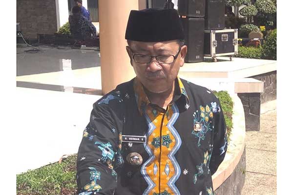 Pelaksana Tugas Bupati Cianjur Herman Suherman