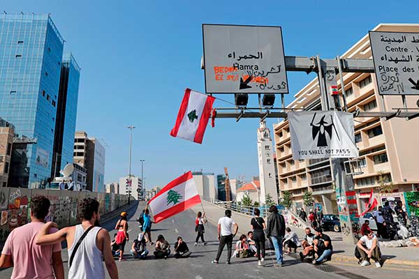 Unjuk rasa di Libanon