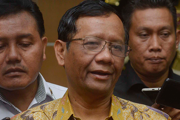 Menteri Koordinator Bidang Politik, Hukum, dan Keamanan, Mahfud MD