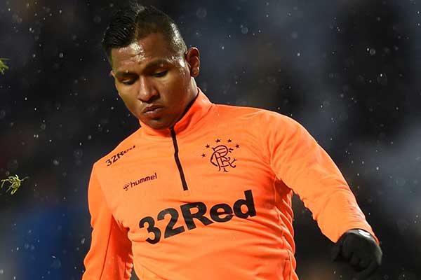 Striker Glasgow Rangers, Alfredo Morelos.