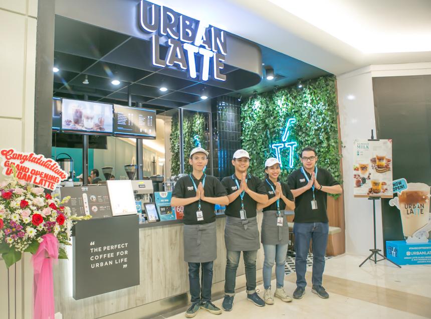 gerai Urban Latte di Plaza Indonesia