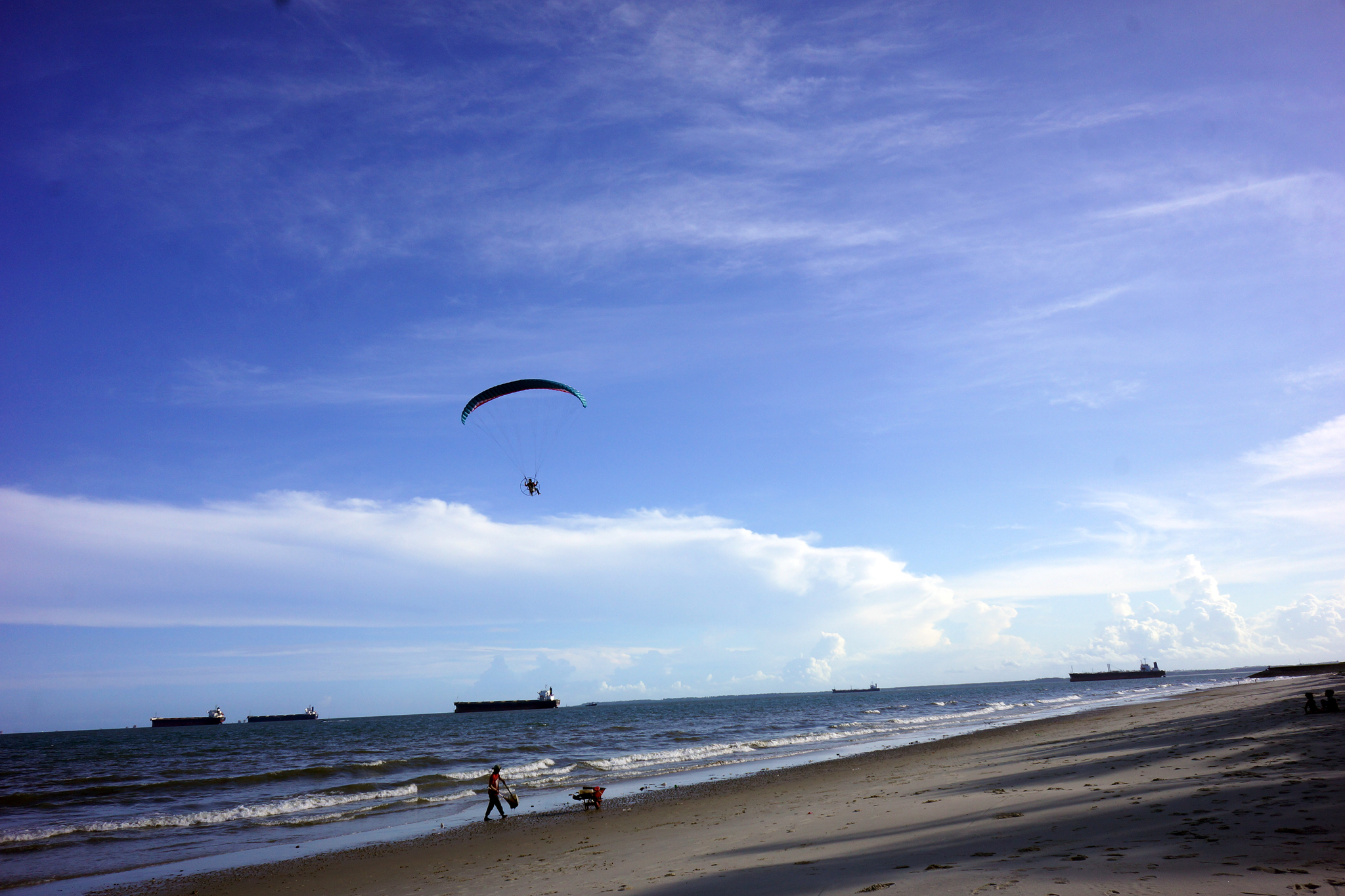 Pesona keindahan Pantai Kemala Kota Balikpapan, Kalimantan Timur. Keindahan alam Balikpapan diharapkan bisa mendongkrak tingkat okupansi.