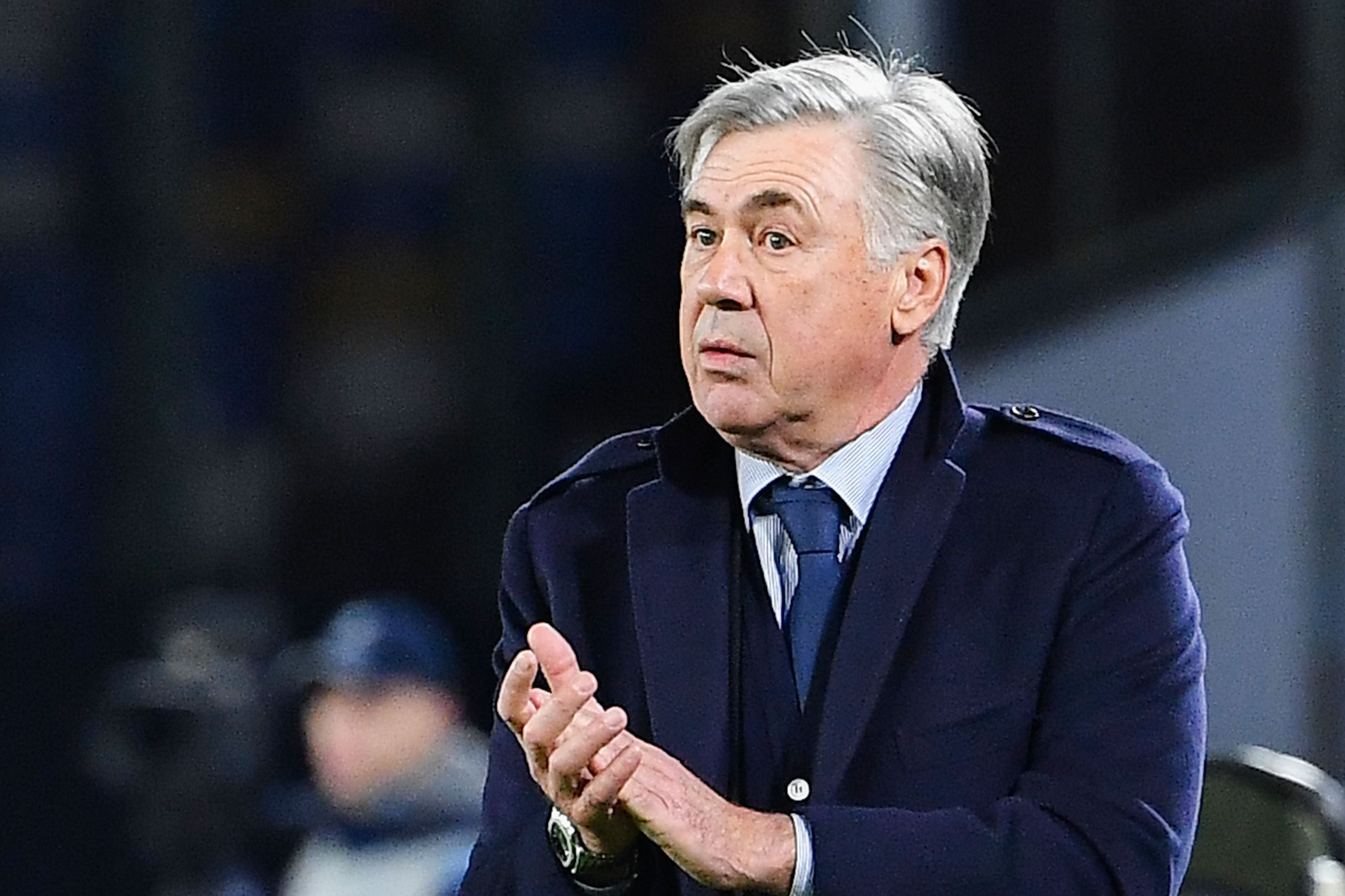 Pelatih Napoli Carlo Ancelotti