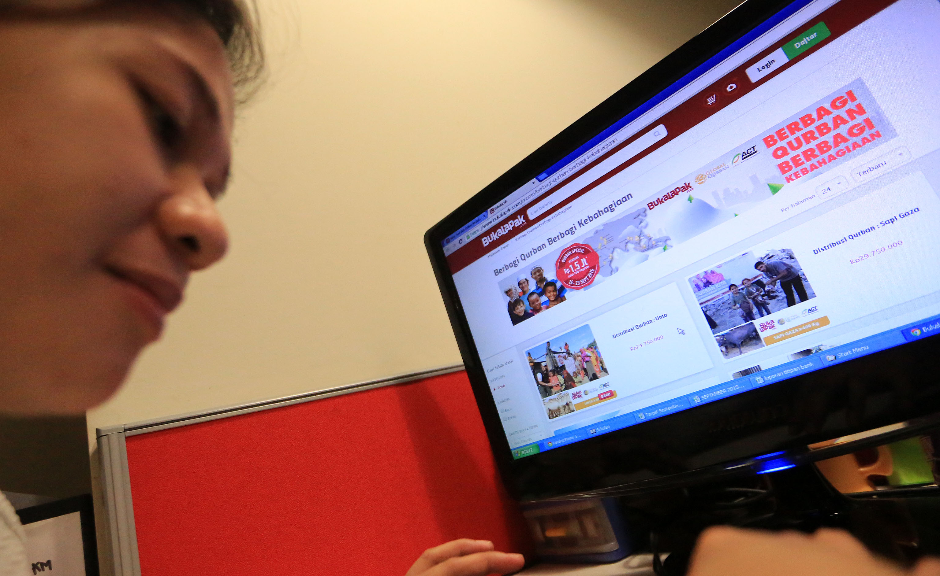 Ilustrasi; situs Bukalapak